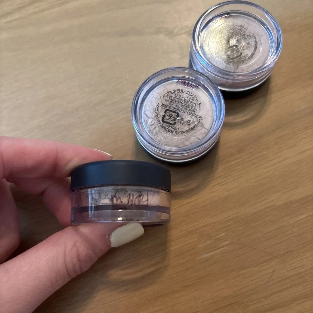 RARE LOT OF 3 🌸 bareMinerals i.d. MINERAL VEIL Setting Powder F90028 0.57g
